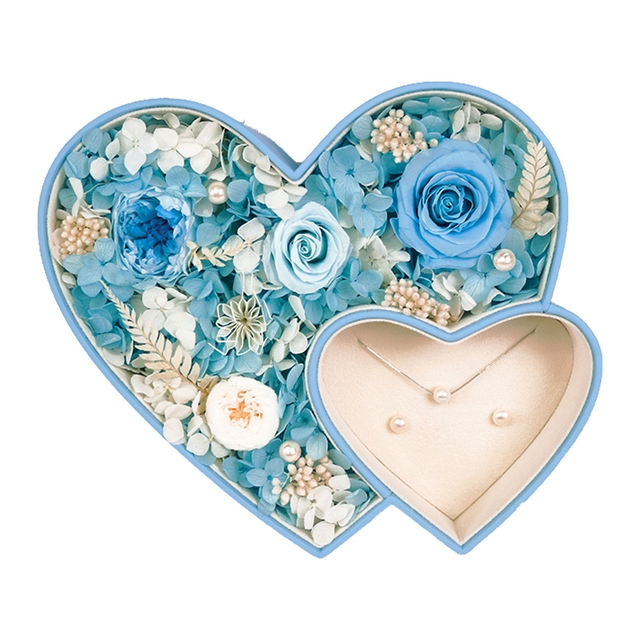 GBS824 Leatherette Flower Jewelry Box