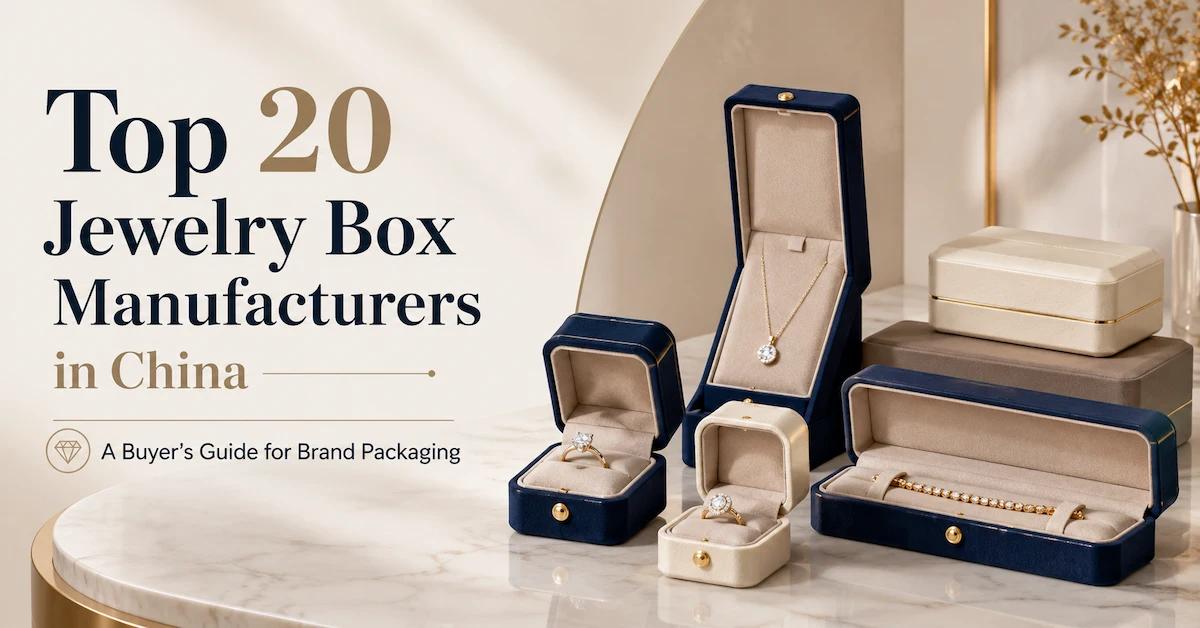 Top 20 Jewelry Box Manufacturers in China: A Buyer’s Guide for Brand Packaging
