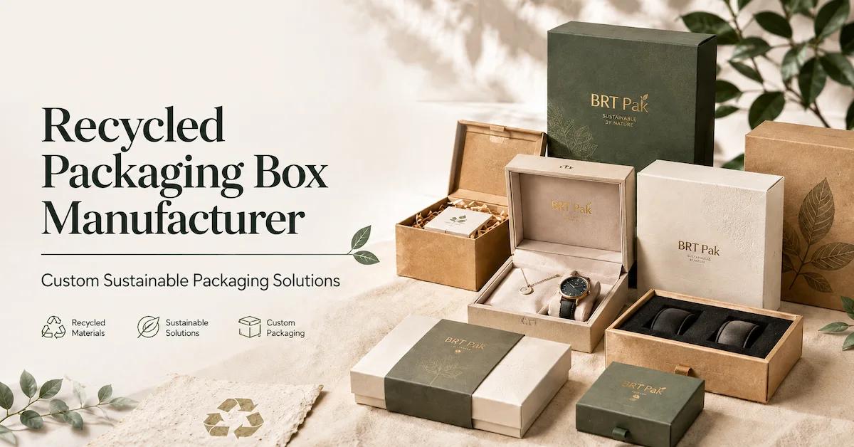 Recycled Packaging Box Manufacturer: How Brands Source Sustainable Custom Boxes