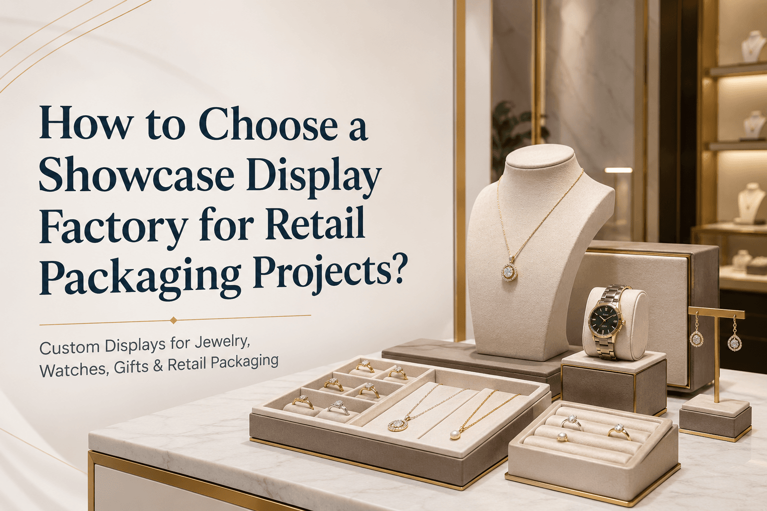 How to Choose a Showcase Display Factory for Retail Packaging Projects?