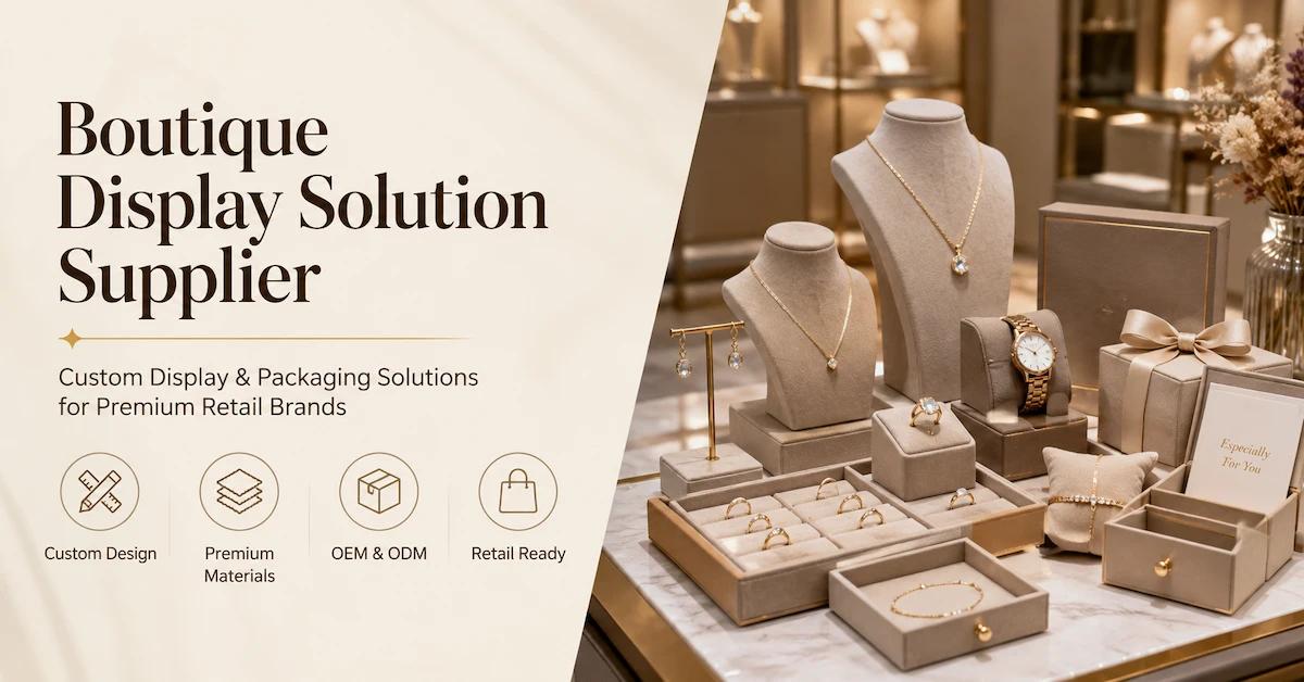 How to Choose a Boutique Display Solution Supplier for Premium Retail Stores?