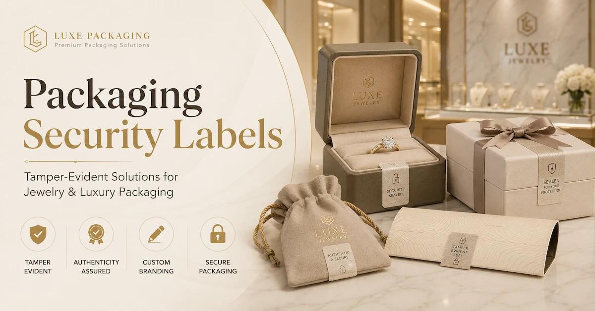 Packaging Security Labels: How to Protect Jewelry and Luxury Retail Packaging?