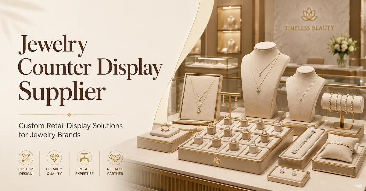 How to Choose a Jewelry Counter Display Supplier for Retail Stores?