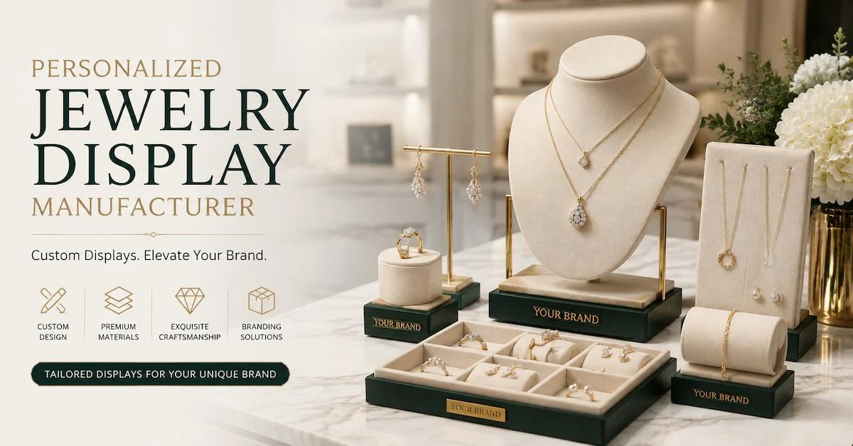 Personalized Jewelry Display Manufacturer: How to Create Custom Retail Displays?