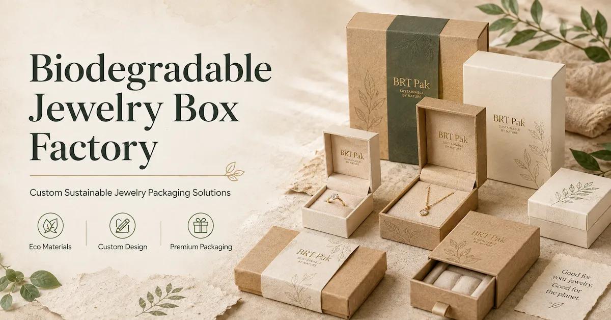 Biodegradable Jewelry Box Factory: How to Source Custom Eco Packaging Without Greenwashing