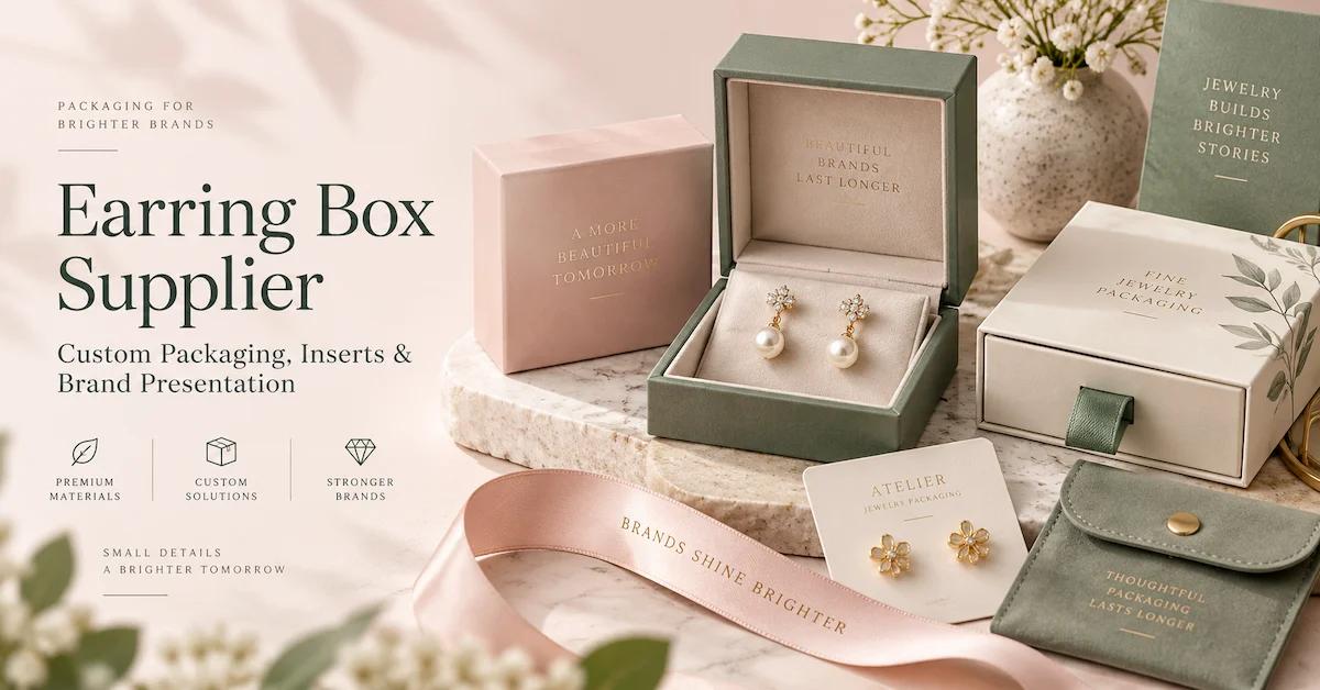 Earring Box Supplier: How Jewelry Brands Control Fit, Inserts and Bulk Quality