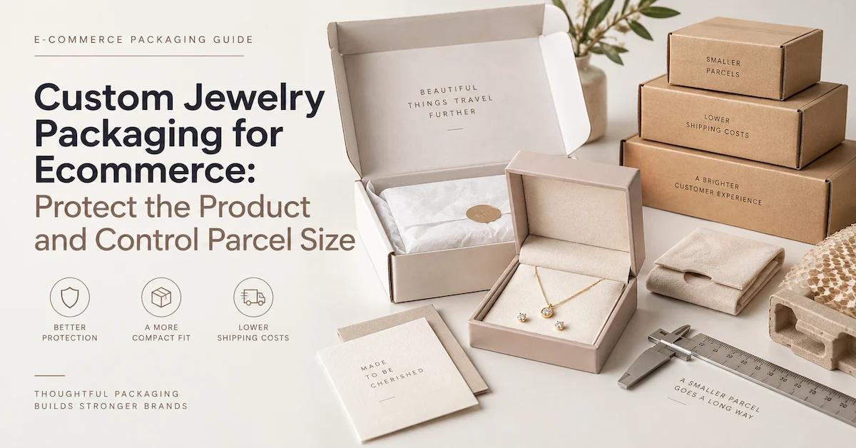 Custom Jewelry Packaging for Ecommerce: Protect the Product and Control Parcel Size