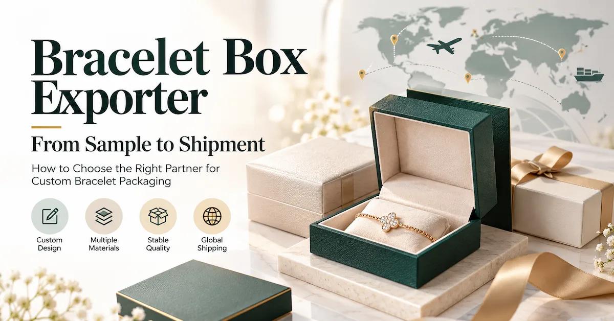 Bracelet Box Exporter: Keep Bulk Orders Consistent with Approved Samples